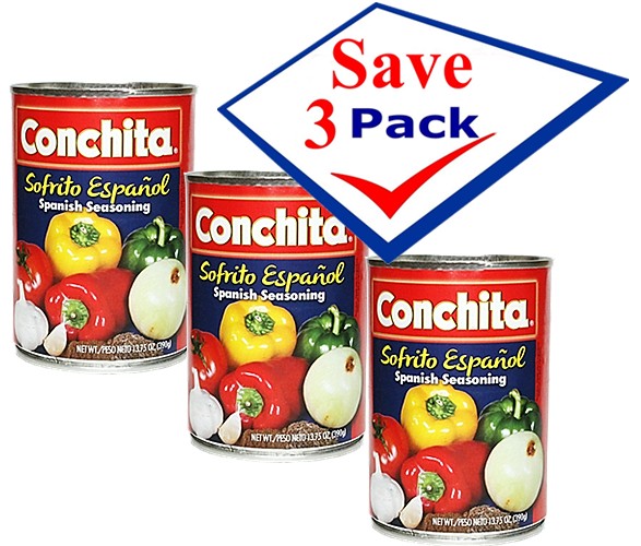 Conchita imported Spanish sofrito. 13 OZ can. Pack of 3